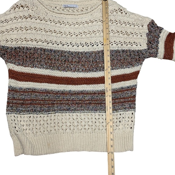 ZARA Open Knit Oversized Sweater M/L - Picture 5 of 5